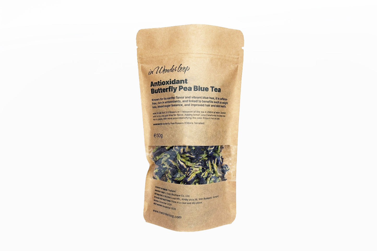 Antioxidant Butterfly Pea Blue Tea 50g (100 Cups)