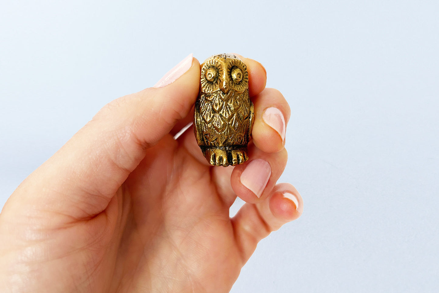 Brass Owl Miniature