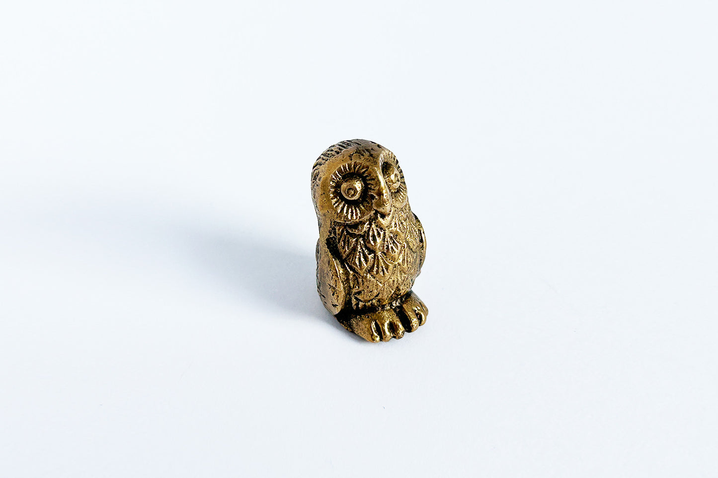 Brass Owl Miniature
