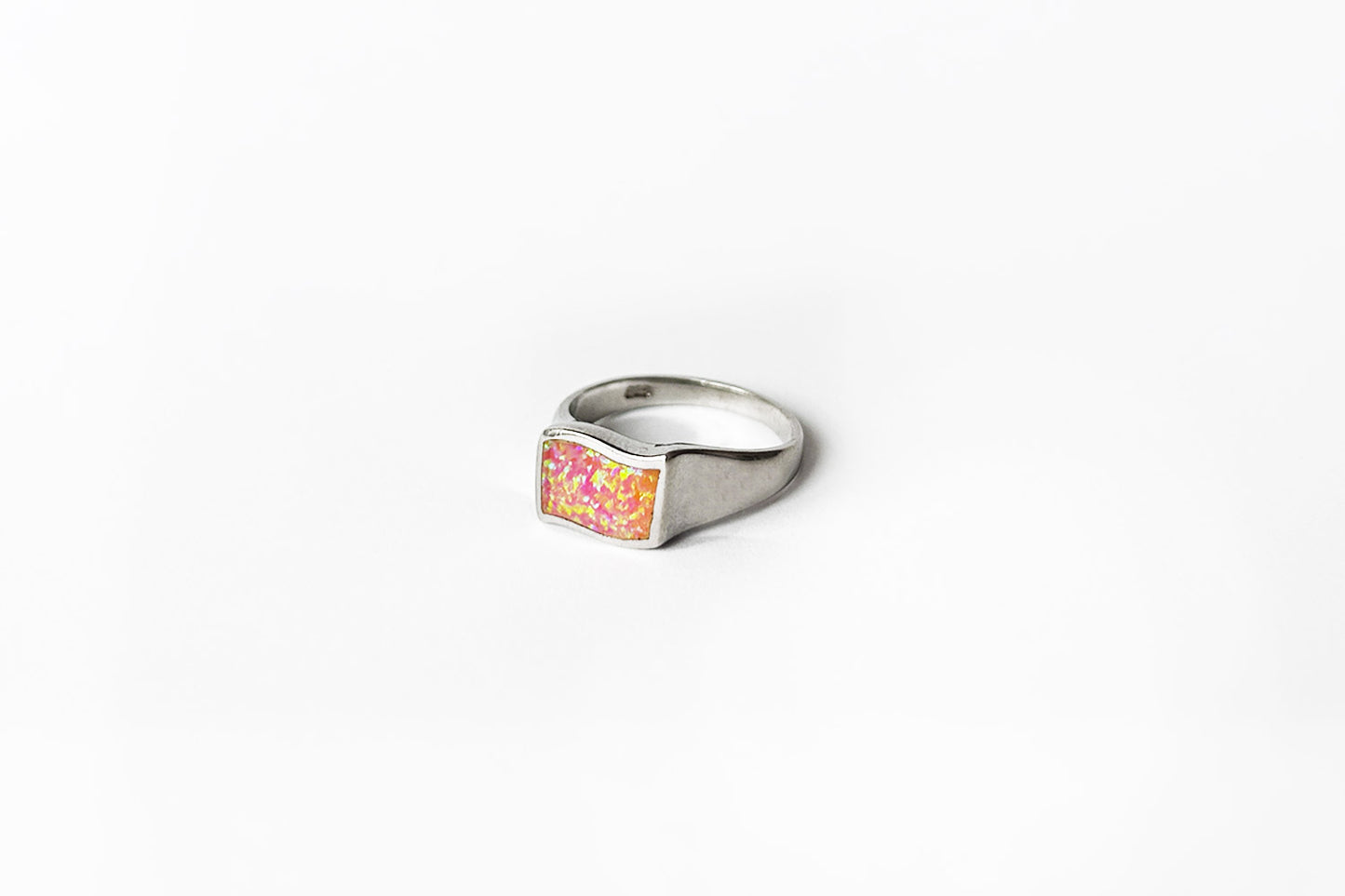 Handmade Sterling Silver Opal Ring