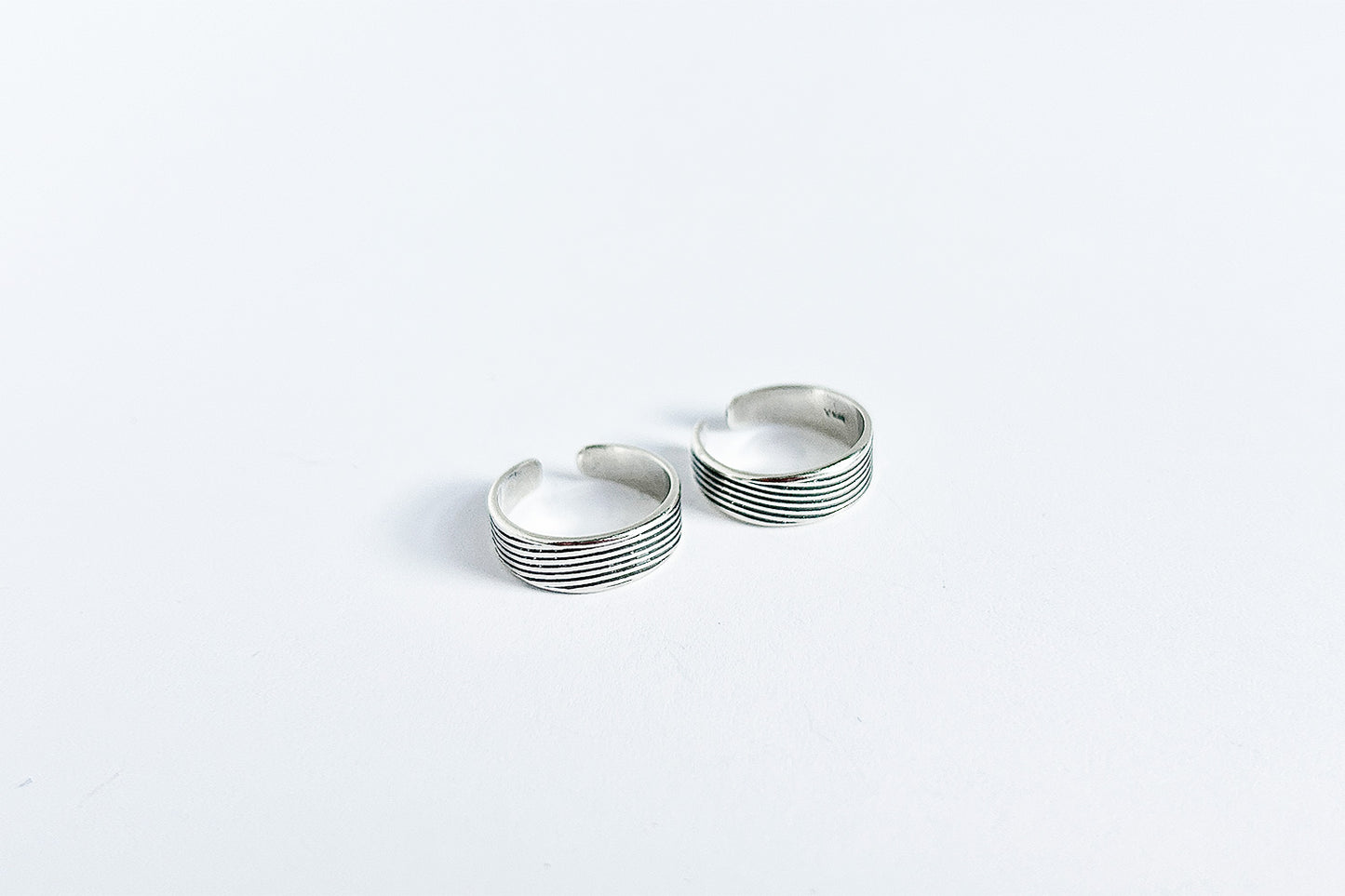 Sterling silver toe rings