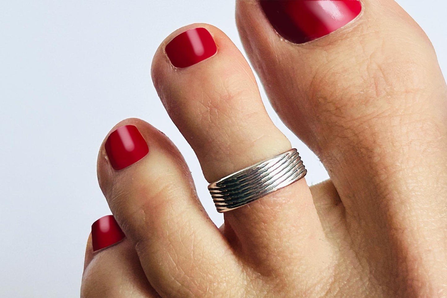 Sterling silver toe rings