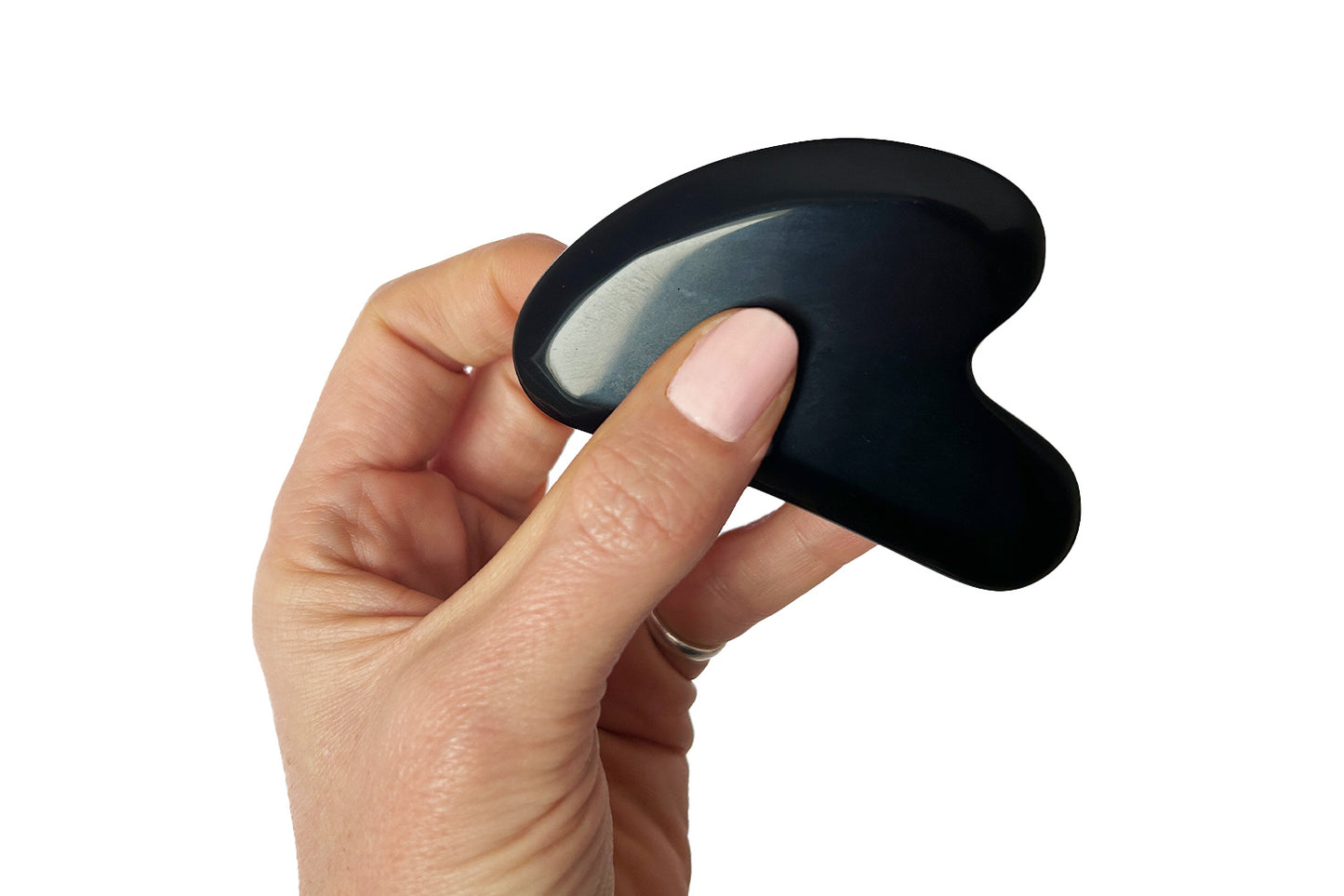 Black jade guasha beauty tool
